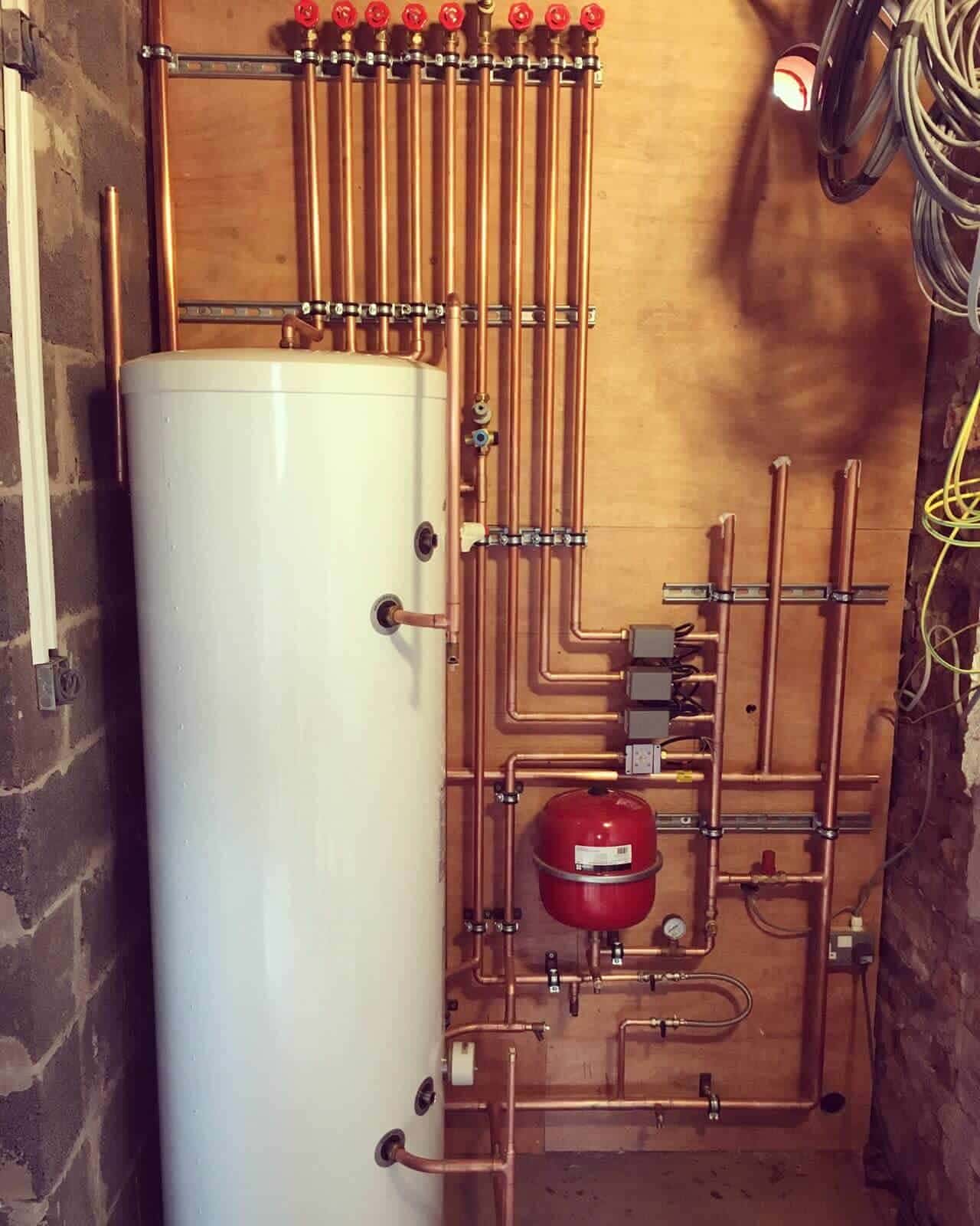 New boiler and pipework for a full house refurbishment