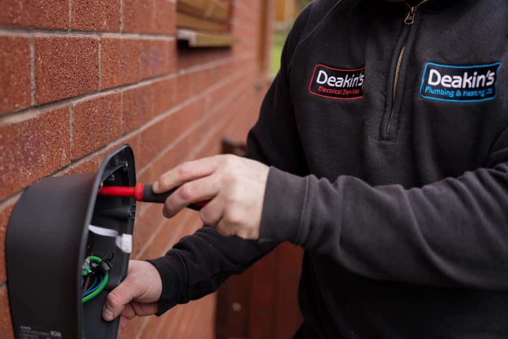 EV charging point installation