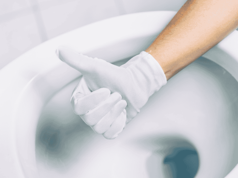 How to Unblock a Toilet Without a Plunger