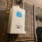 Emergency boiler installation