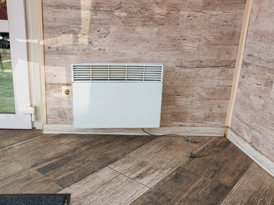 Wall heaters installation