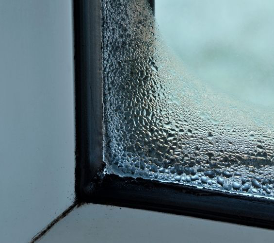 Condensation on bathroom window