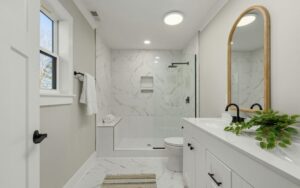 New bathroom installation